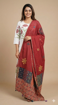 Ajarak Prints and Patch Work Dupatta