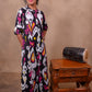 Cotton Ikkat Print Co-Ord Set for Women with Straight Cut Pants