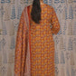 Maroon Cotton Kurti Set with Printed Dupatta – 3 Piece Set