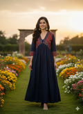 Cotton Kurthi in Aalia Cut with Beautiful Design & Mirror Works