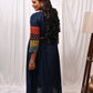 Beautiful Cotton Kurthi with Ajarak Print in Yoke & Sleeves