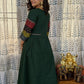 Beautiful Cotton Kurthi with Ajarak Prints in Yoke & Sleeve