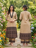 Cotton Co-Ord Set with A-Line Top and matching Pant - Design Code UT00276