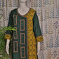 Cotton kurti with Angarakha neck style and dual-side ethnic detailing