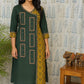 Stylish cotton kurti for women featuring mirror work and traditional prints